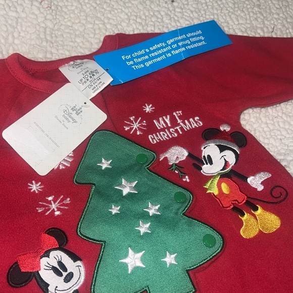 Disney Baby: My First Christmas baby onesie! Size 3-6 months.So cute & brand new - Picture 7 of 16